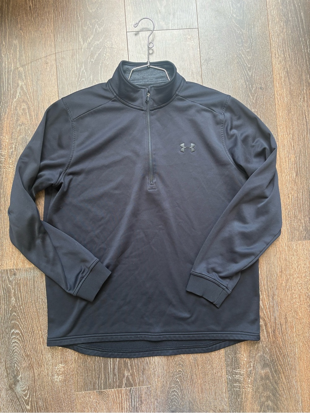 Under Armour Men’s Black Quarter-Zip Pullover Fleece Size L